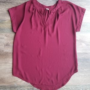 Maroon blouse